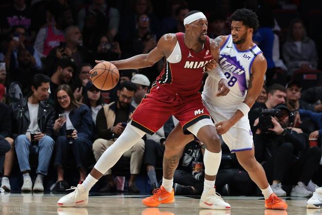 想輸都難？爵士含淚險(xiǎn)勝熱火，小賈倫22+5，阿德巴約空砍23+11